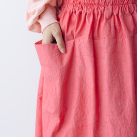 atelier naruse ダウンプルーフコットンカットインポケットスカート