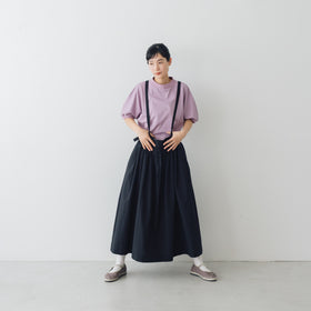 atelier naruse コットンサスペンダースカート