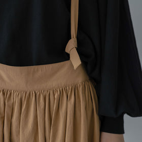 atelier naruse コットンサスペンダースカート