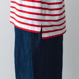 atelier naruse コットンボーダーカットソー ~+homme~(長袖)