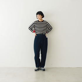 atelier naruse コットンコーデュロイパンツ ネイビー
