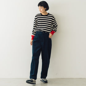 atelier naruse コットンコーデュロイパンツ ネイビー