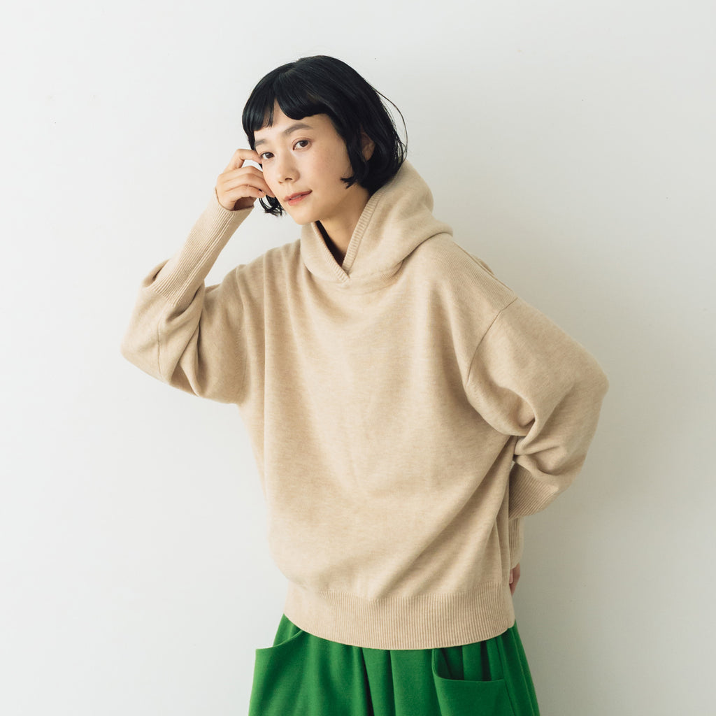 atelier naruse ウールニットパーカー