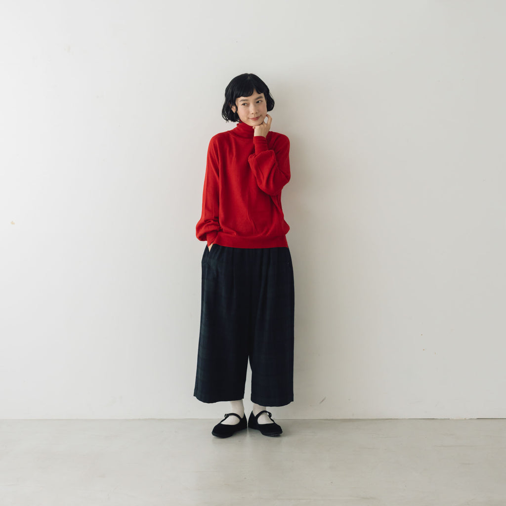 atelier naruse ウールタートルネックニット