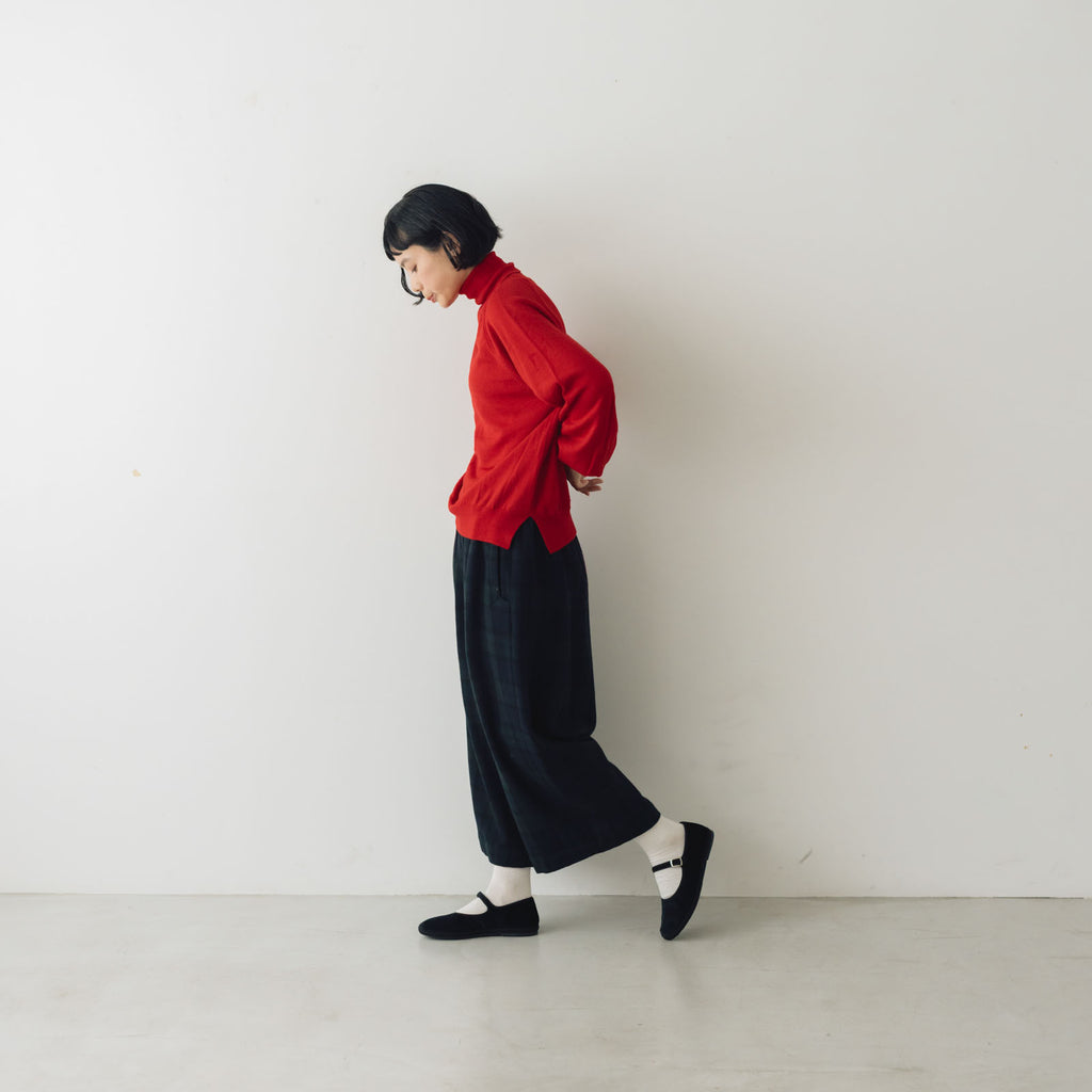 atelier naruse ウールタートルネックニット