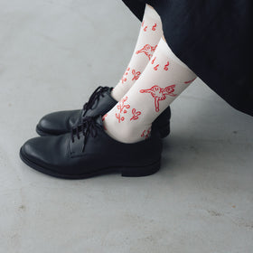 atelier naruse コットンミドルソックス〜バレリーナ〜