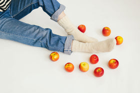 odnu MERINO SOCKS ホワイト