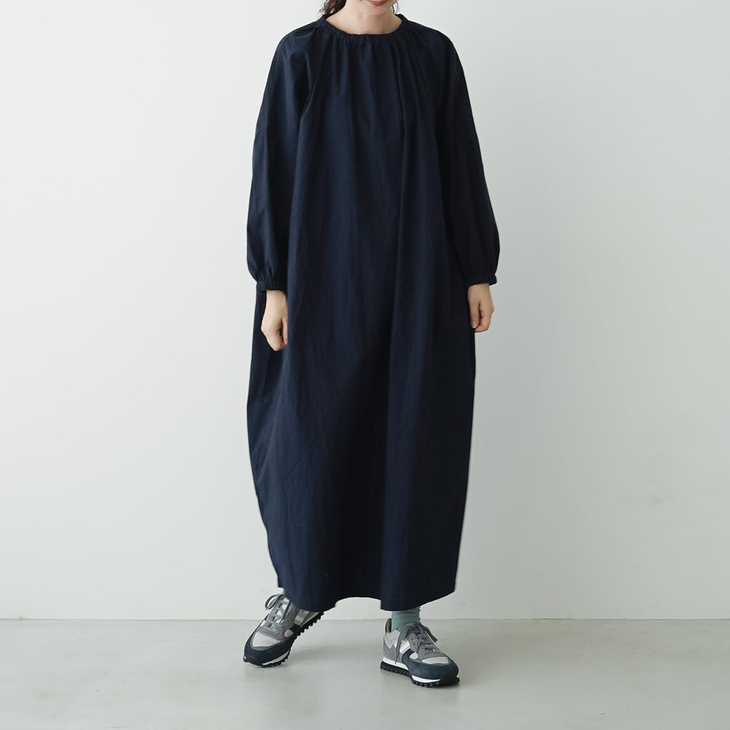 pot and tea スモックボリュームワンピース(ロング)