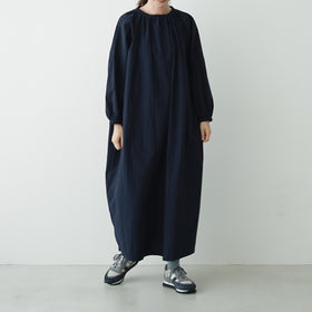 pot and tea スモックボリュームワンピース(ロング)