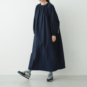 pot and tea スモックボリュームワンピース(ロング)