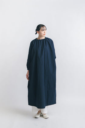 pot and tea スモックボリュームワンピース(ロング)