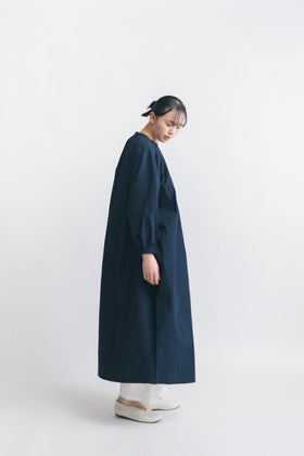 pot and tea スモックボリュームワンピース(ロング)