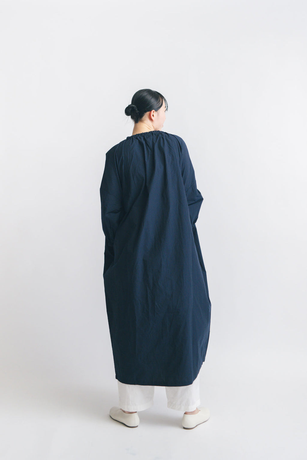 pot and tea スモックボリュームワンピース(ロング)