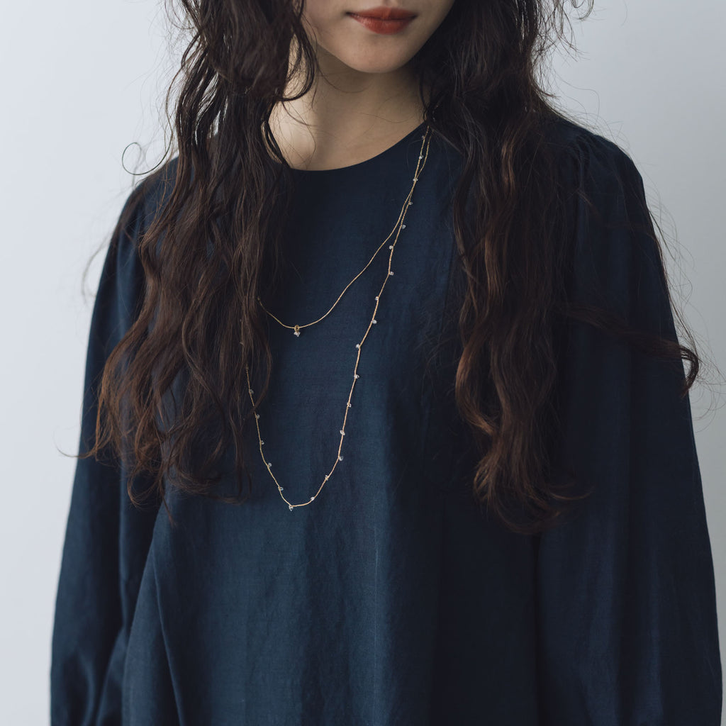 〈くらすこと別注〉FUA accessory ハーキマーダイヤモンド ネックレス