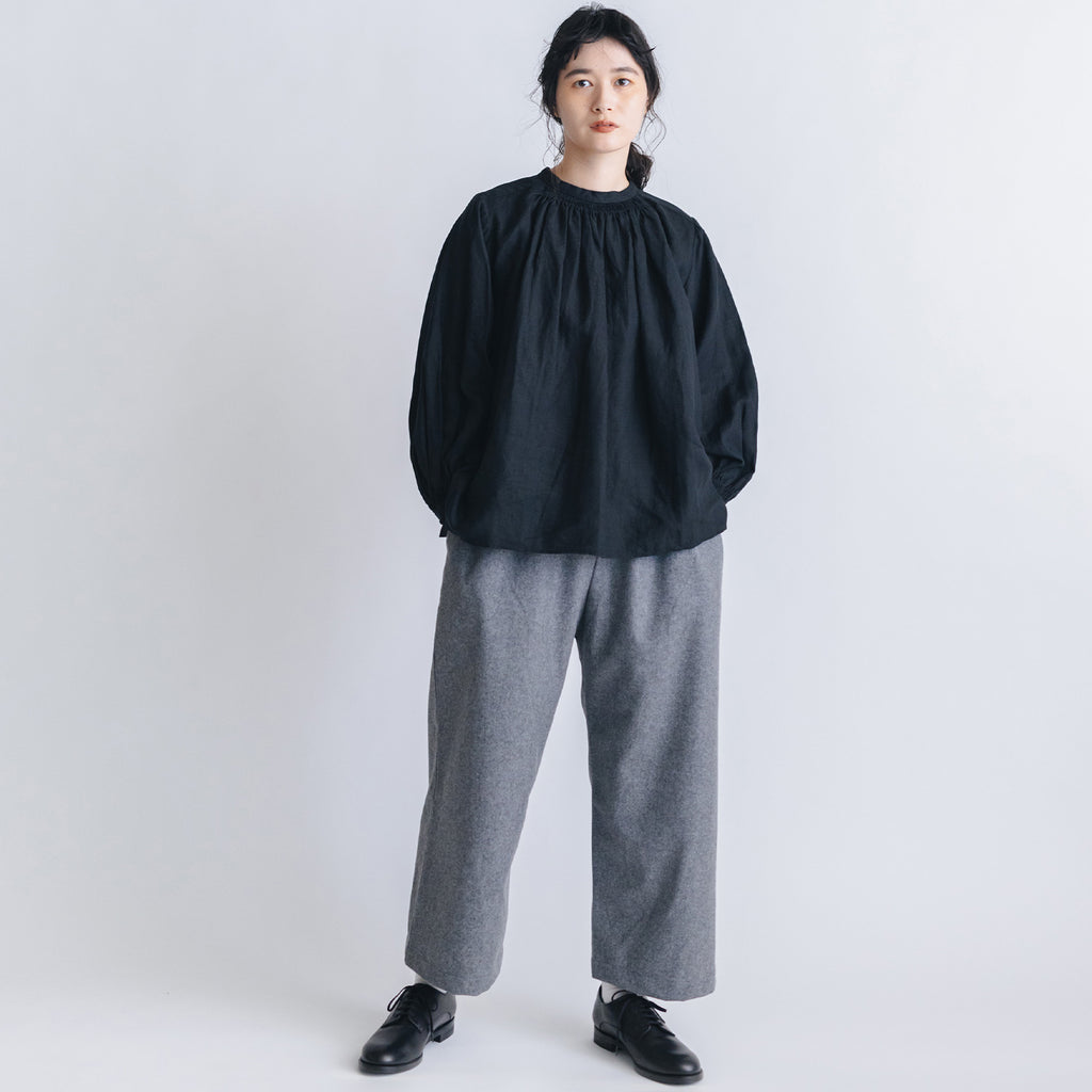 pot and tea ウールワイドパンツ