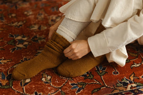 シルクふぁみりぃ 締め付けない絹100%5本指靴下