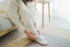 シルクふぁみりぃ 締め付けない絹100%靴下