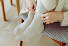 シルクふぁみりぃ 締め付けない絹100%靴下