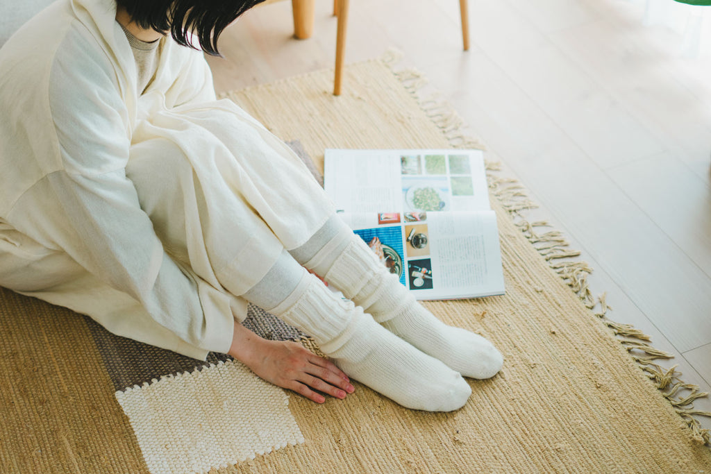 シルクふぁみりぃ 締め付けない絹100%5本指靴下