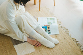 シルクふぁみりぃ 締め付けない絹100%5本指靴下