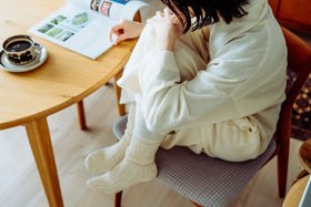 シルクふぁみりぃ 締め付けない絹100%靴下