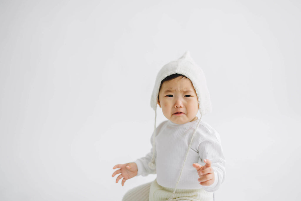 PUENTE Rueca 手紡ぎ赤ちゃん帽