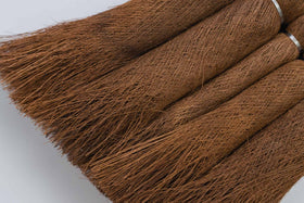 高田耕造商店 しゅろのやさしいほうき五玉 焼檜柄