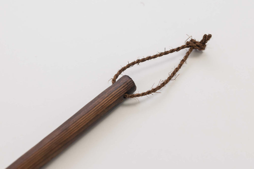 高田耕造商店 しゅろのやさしいほうき五玉 焼檜柄