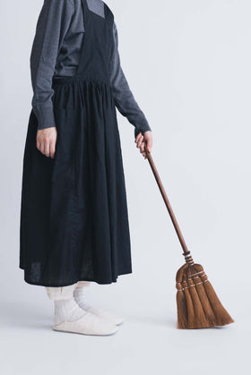 高田耕造商店 しゅろのやさしいほうき五玉 焼檜柄