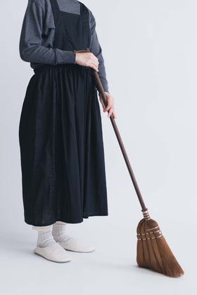 高田耕造商店 しゅろのやさしいほうき五玉 焼檜柄