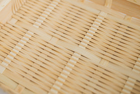 白竹 手付き弁当かご