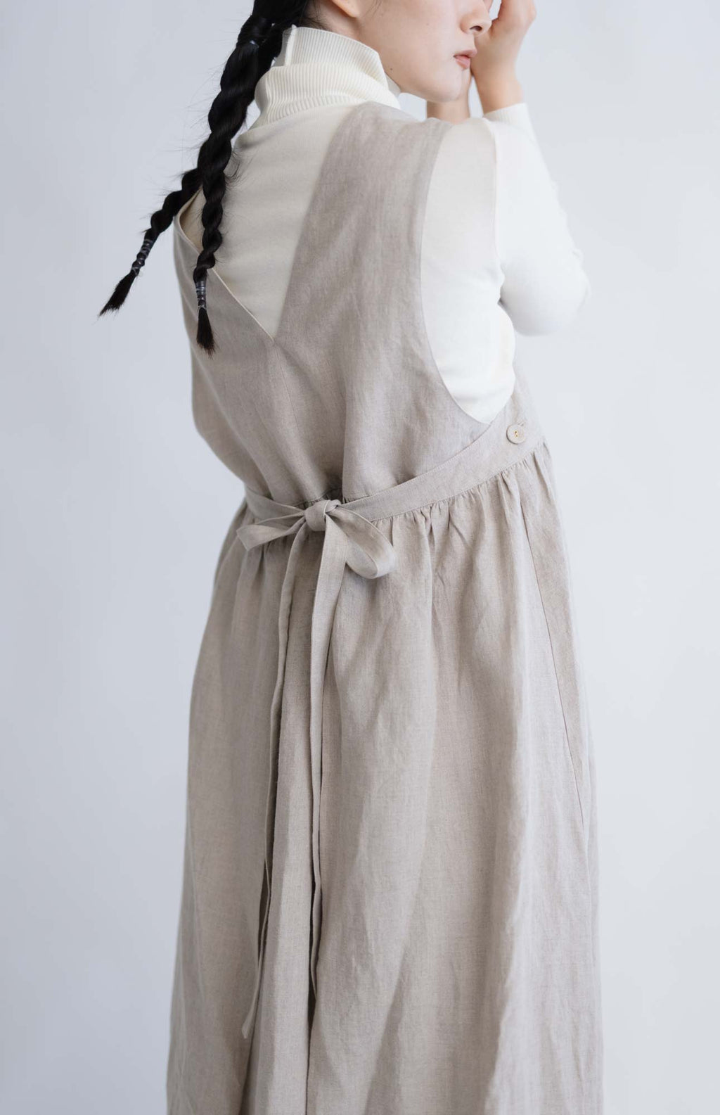 Alaris スクイードエプロンワンピース