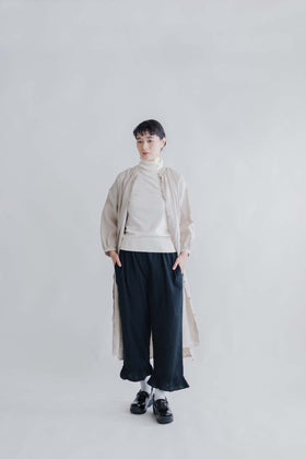 pot and tea ダブルガーゼのペチパンツ(フリル付き)