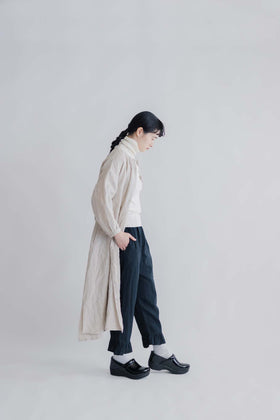 pot and tea ダブルガーゼのペチパンツ(フリル付き)