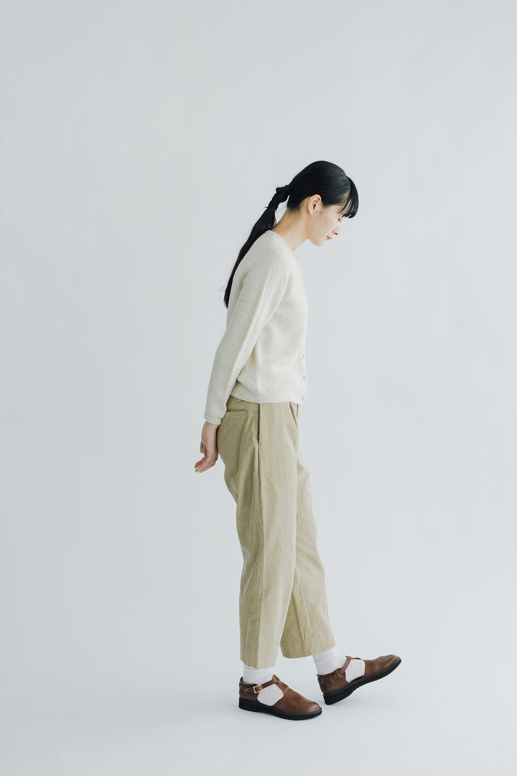 PUENTE Mano クルーネックカーディガン