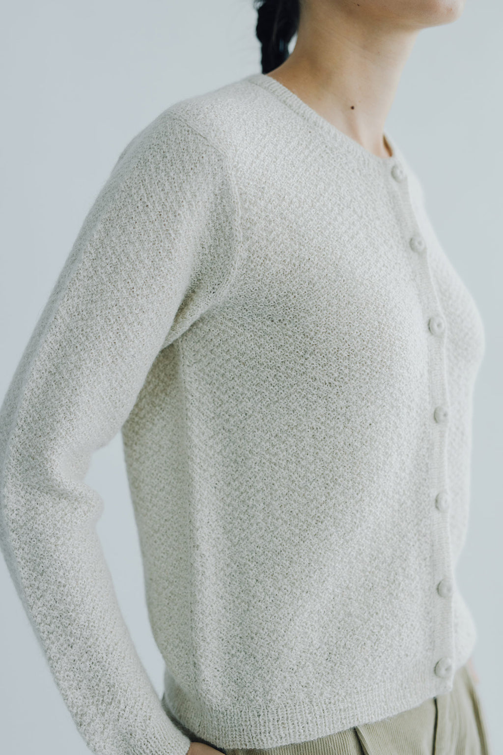 PUENTE Mano クルーネックカーディガン