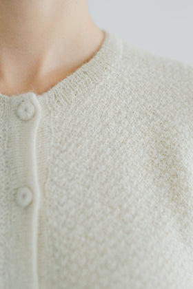 PUENTE Mano クルーネックカーディガン