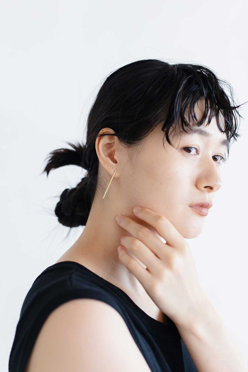 muimaur 棒ピアス brass