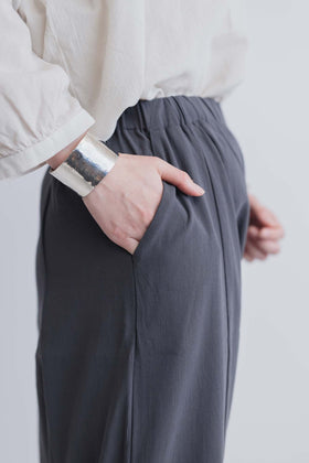 evam eva コットンサルエルパンツ ストーングレー