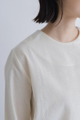 F/style 亀田縞のブラウス