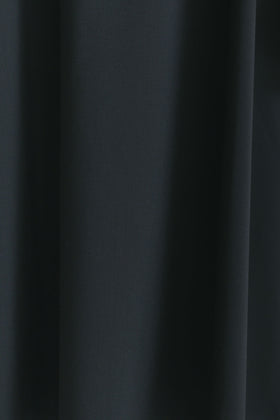 fruits of life ウールギャザーワンピース 黒色/ブラック