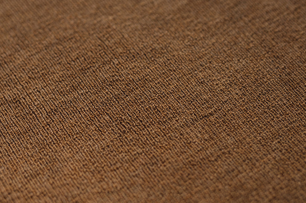 F/style ホールガーメントのリブ編みウールニット