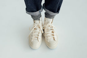 MOONSTAR SHOES LIKE POTTERY HI WHITE 27cm