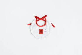 pot and tea チェック柄ベビースタイ