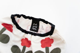 pot and tea お花ベビーパンツ