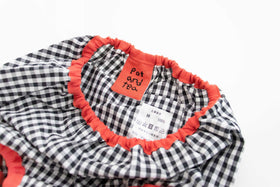 pot and tea チェック柄ベビーパンツ