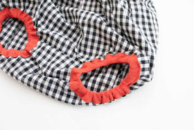 pot and tea チェック柄ベビーパンツ