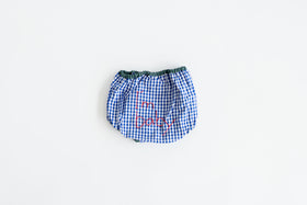 pot and tea チェック柄ベビーパンツ