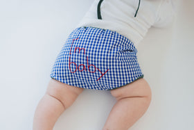 pot and tea チェック柄ベビーパンツ