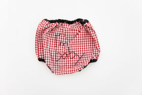 pot and tea チェック柄ベビーパンツ